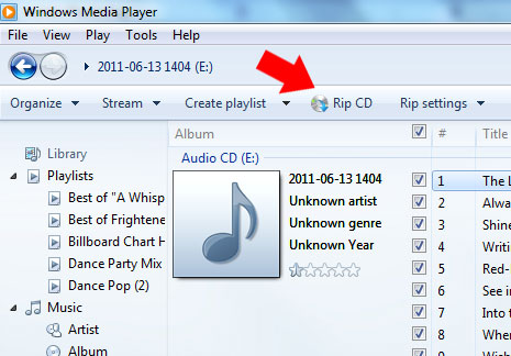 تبدیل فایل های CDA مربوط به سی دی های صوتی به MP3