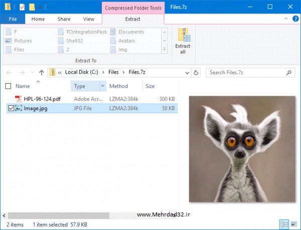 با نرم افزار TC4Shell همه فایل های فشرده را مستقیم در Explorer باز کنید